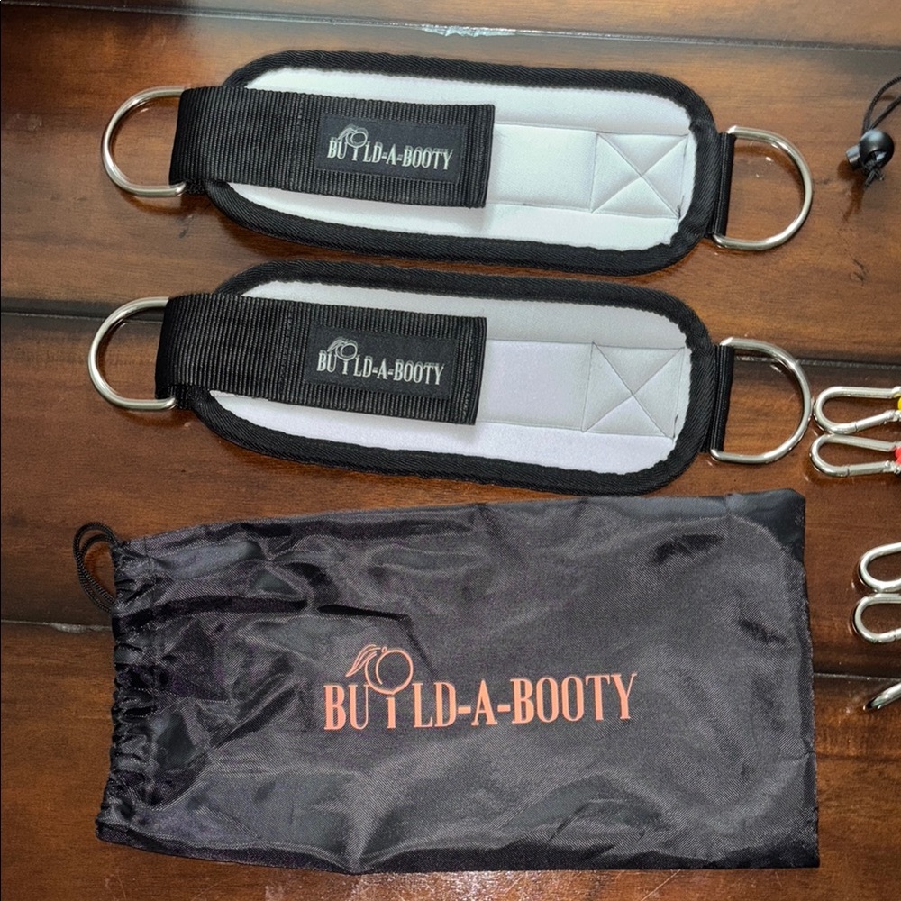 Build-A-Booty Workout ankle tube and straps Resistance Bands Set - Picture 3 of 7